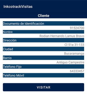 Cliente para Visitar