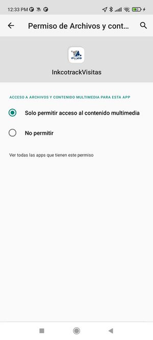 Permiso de Archivos y Contenido Multimedia