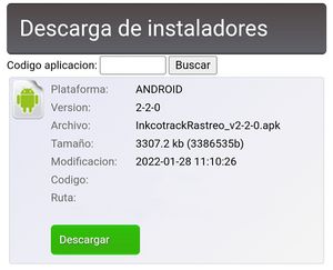 Pantalla de Descarga