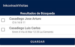 Resultado de Búsqueda de Clientes